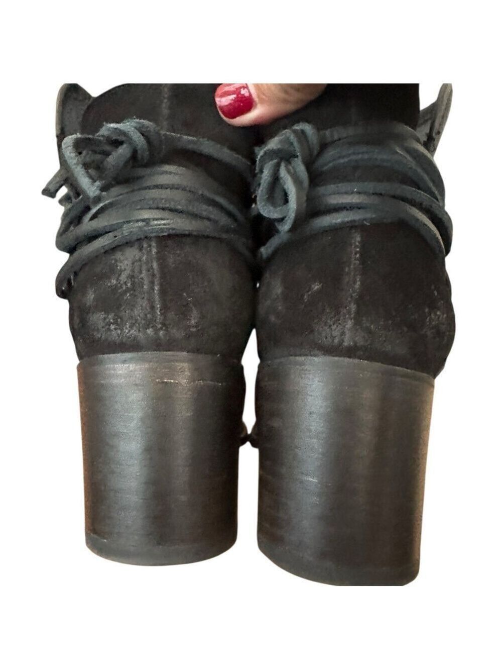 Freebird Black Casey Booties Distressed Leather Size 9 Fits like an 8.5 EUC - Picture 5 of 12
